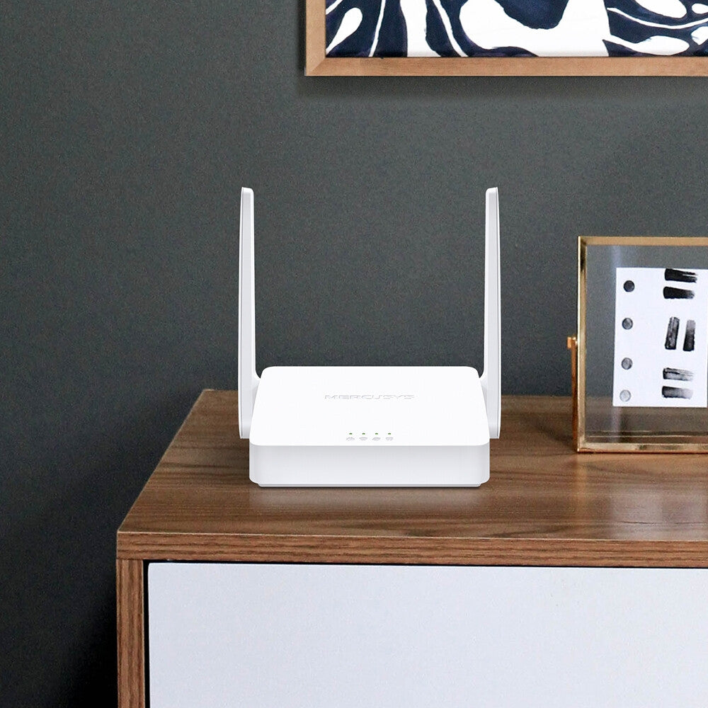 Mercusys MW302R trådlös router Snabb Ethernet Singel-band (2,4 GHz) Vit