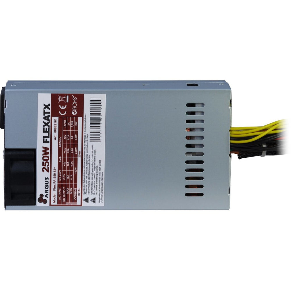 Inter-Tech FA-250 strömförsörjningsenheter 250 W 20+4 pin ATX Grå