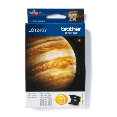 Brother LC-1240Y bläckpatroner 1 styck Original Gul
