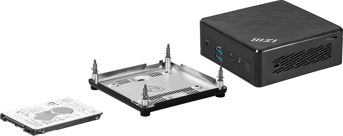 MSI Cubi 5 12M-022BDE 0.66L sized PC Svart i3-1215U