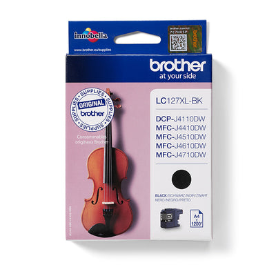 Brother LC127XLBK bläckpatroner 1 styck Original Svart