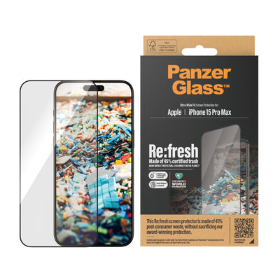 PanzerGlass UWF Refresh with 45% rec. Glas Genomskinligt skärmskydd Apple 1 styck