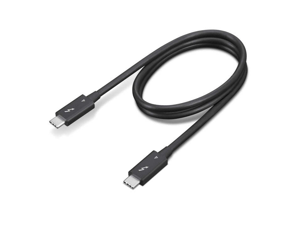 Lenovo 4X91K16968 Thunderbolt-kablar 0,7 m 40 Gbit/s Svart