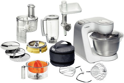 Bosch Styline matberedare 900 W 3,9 l Rostfritt stål, Vit