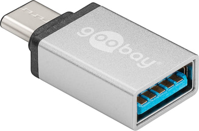 Goobay 56620 kabelomvandlare (hane/hona) USB C USB A Silver