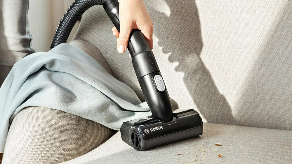 Bosch BCS711XXL upprättstående dammsugare och elektrisk sopborste Skaftdammsugare Batteri Torr Utan påse 0,3 l Vit 3 Ah