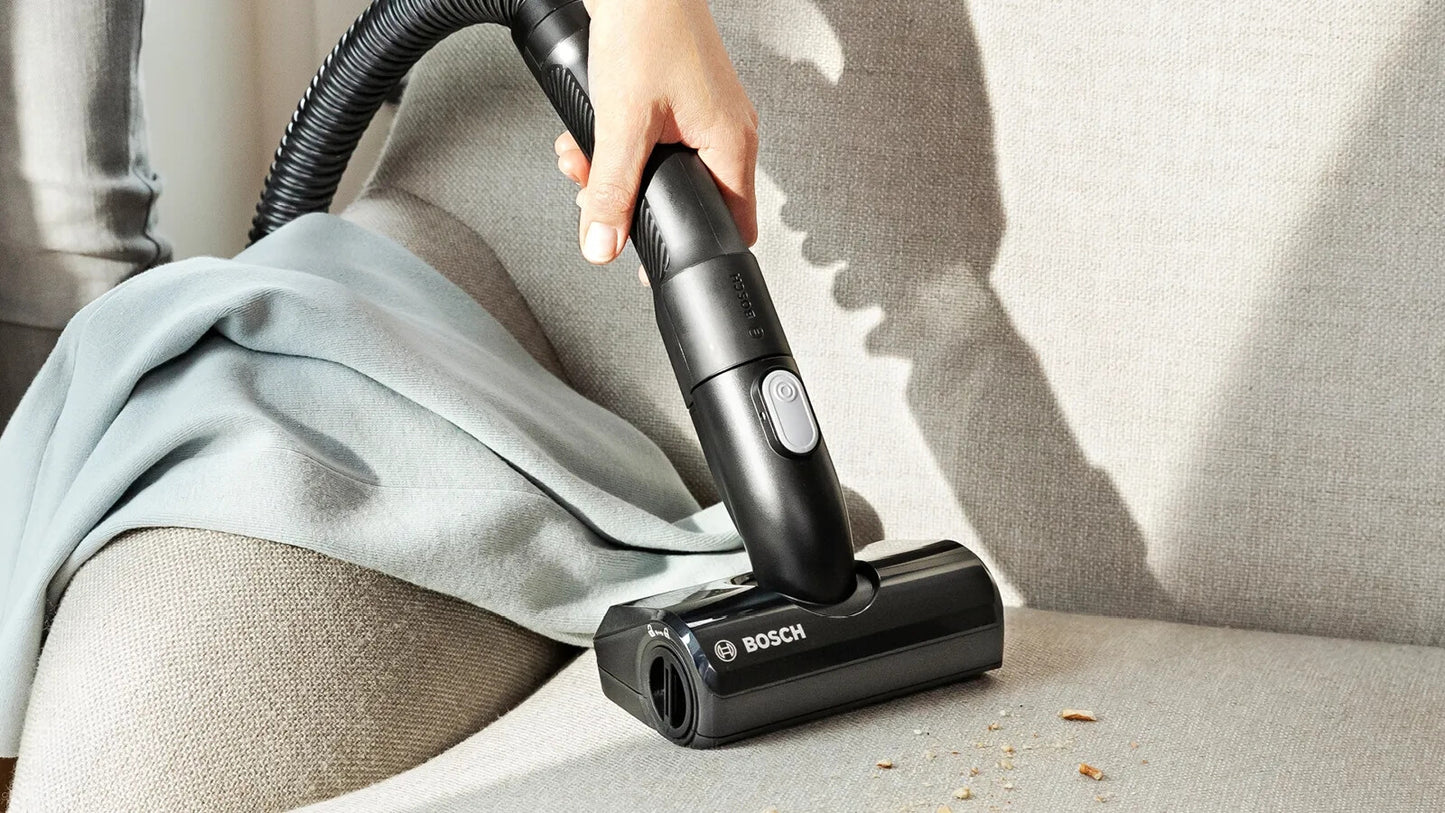Bosch BCS711XXL upprättstående dammsugare och elektrisk sopborste Skaftdammsugare Batteri Torr Utan påse 0,3 l Vit 3 Ah