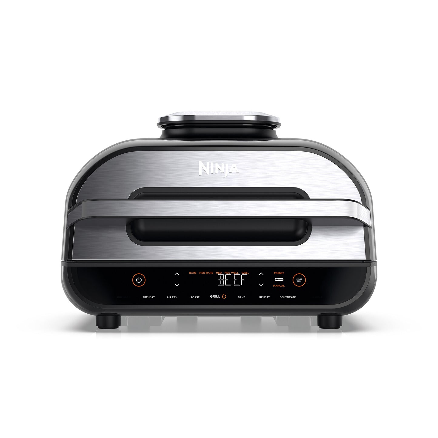 Ninja AG551 Single 5,7 l Fristående 2460 W Varmluftsfritös Svart, Grå
