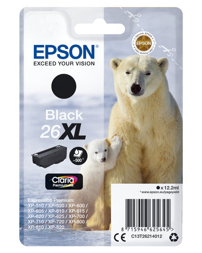 Epson Enpack svart 26XL Claria Premium-bläck