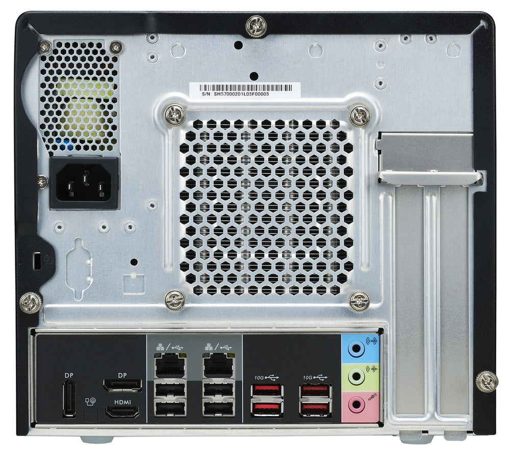 Shuttle SH570R6 datorhölje & moderkort Kub Svart Intel H570 LGA 1200 (Socket H5)