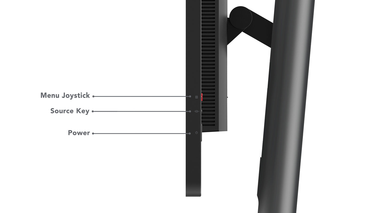 Lenovo ThinkVision P27h-30 LED display 68,6 cm (27") 2560 x 1440 pixlar Quad HD LCD Svart