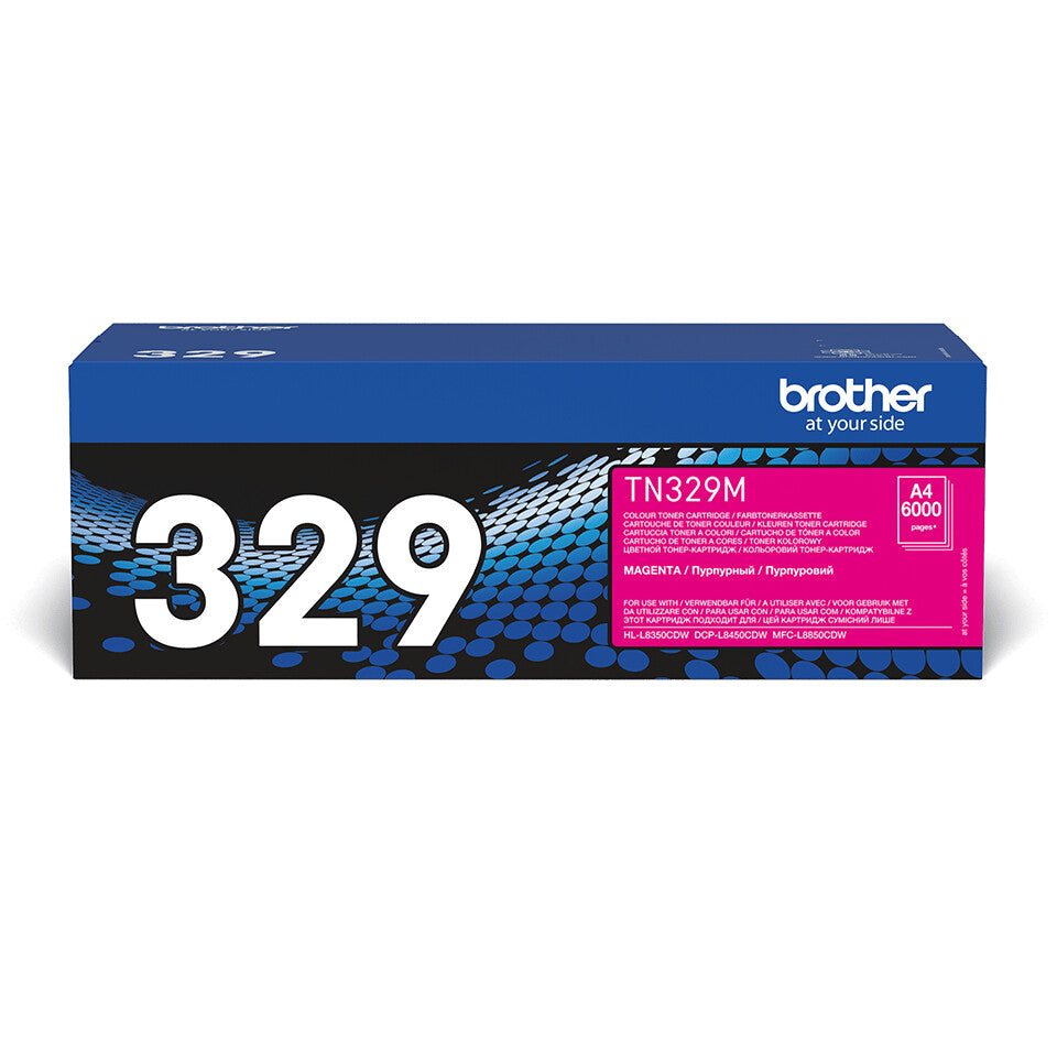 Brother TN-329M Tonerkassett 1 styck Original Magenta