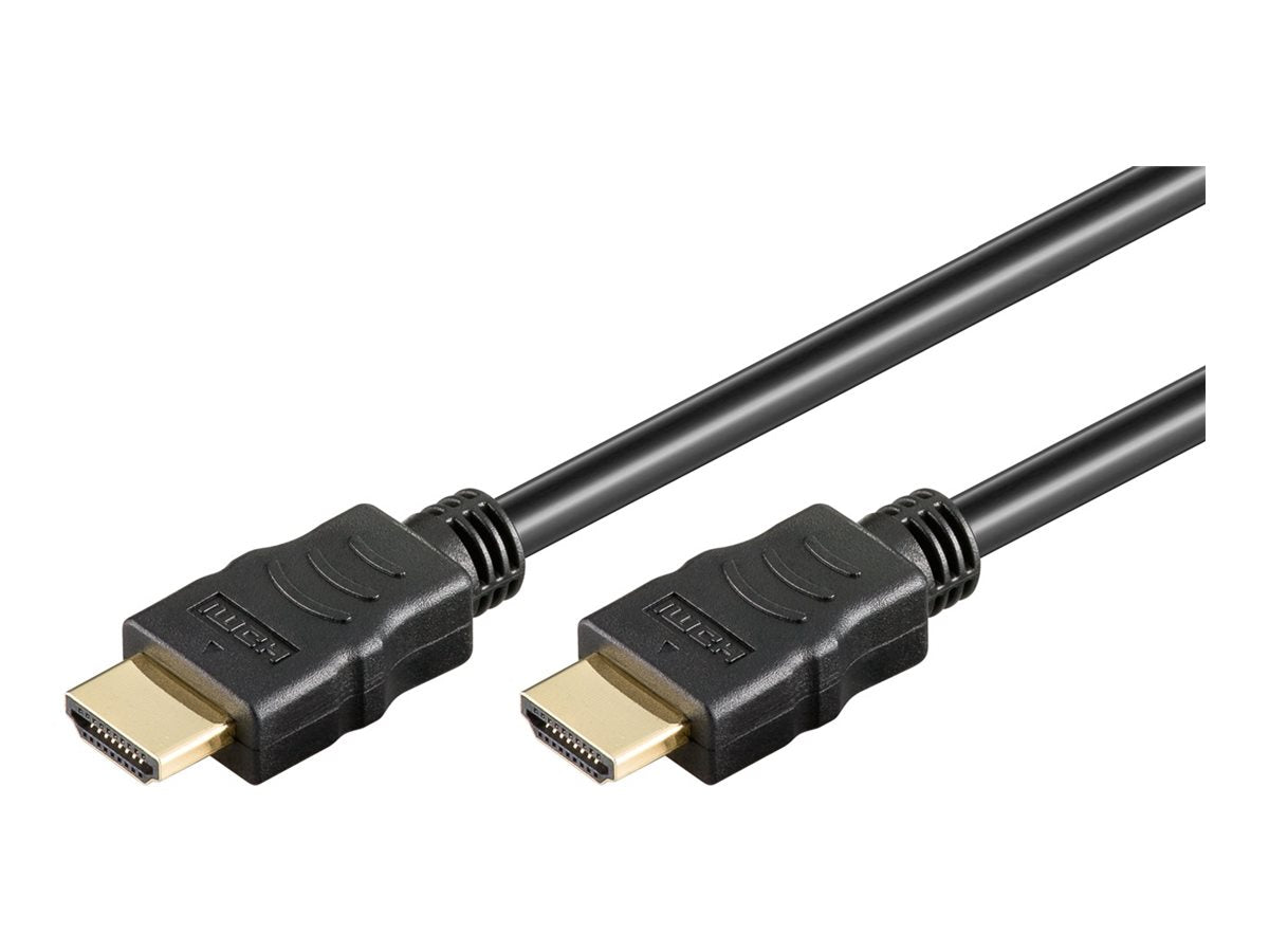 Goobay 61149 HDMI-kabel 0,5 m HDMI Typ A (standard) Svart