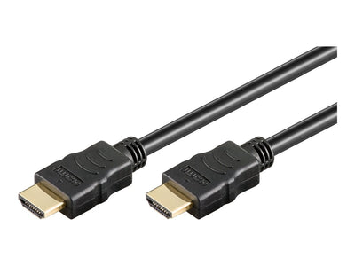 Goobay 61149 HDMI-kabel 0,5 m HDMI Typ A (standard) Svart