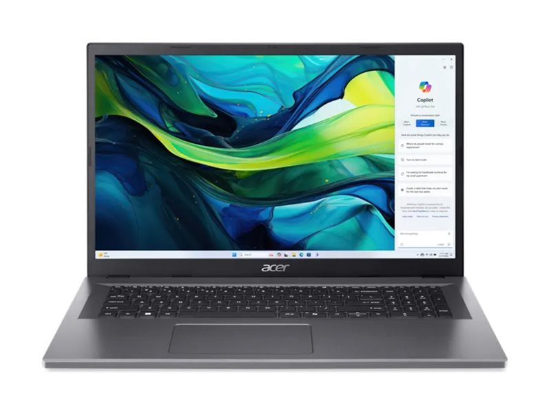 Acer Aspire Go 17 AG17-31P 17,3” Full HD IPS Intel N355 8GB 512GB SSD Wi-Fi 6 Windows 11 Home