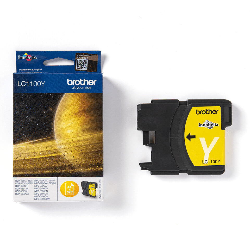 Brother LC1100Y bläckpatroner 1 styck Original Gul