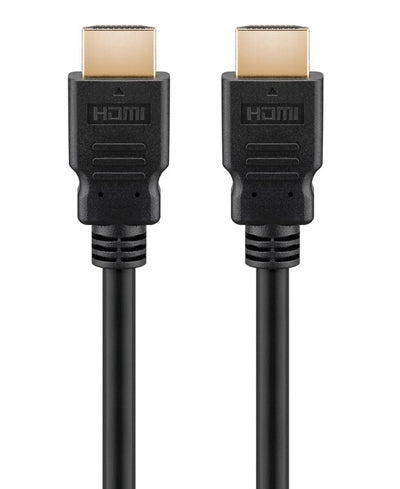 Goobay 41082 HDMI-kabel 1 m HDMI Typ A (standard) Svart