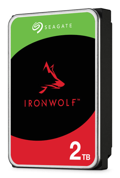 Seagate IronWolf ST2000VN003 interna hårddiskar 2 TB 5400 RPM 256 MB 3.5" Serial ATA III