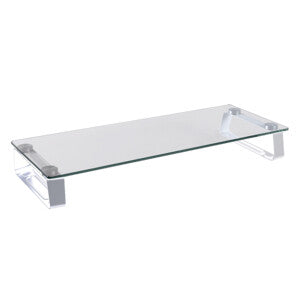 LogiLink BP0027 fäste och ställ till bildskärm 81,3 cm (32") Metallisk, Transparent Bord