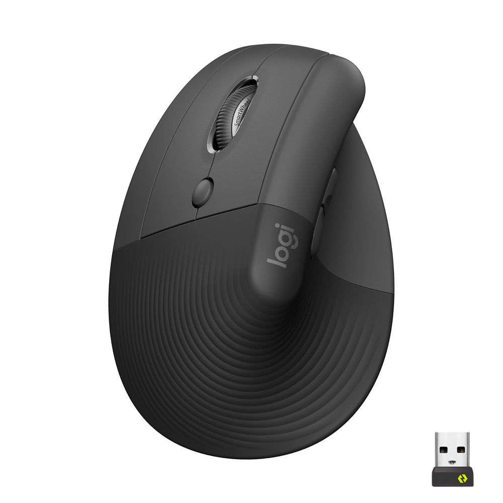 Logitech Lift datormöss Kontor vänster hand Trådlös RF + Bluetooth Optisk 4000 DPI