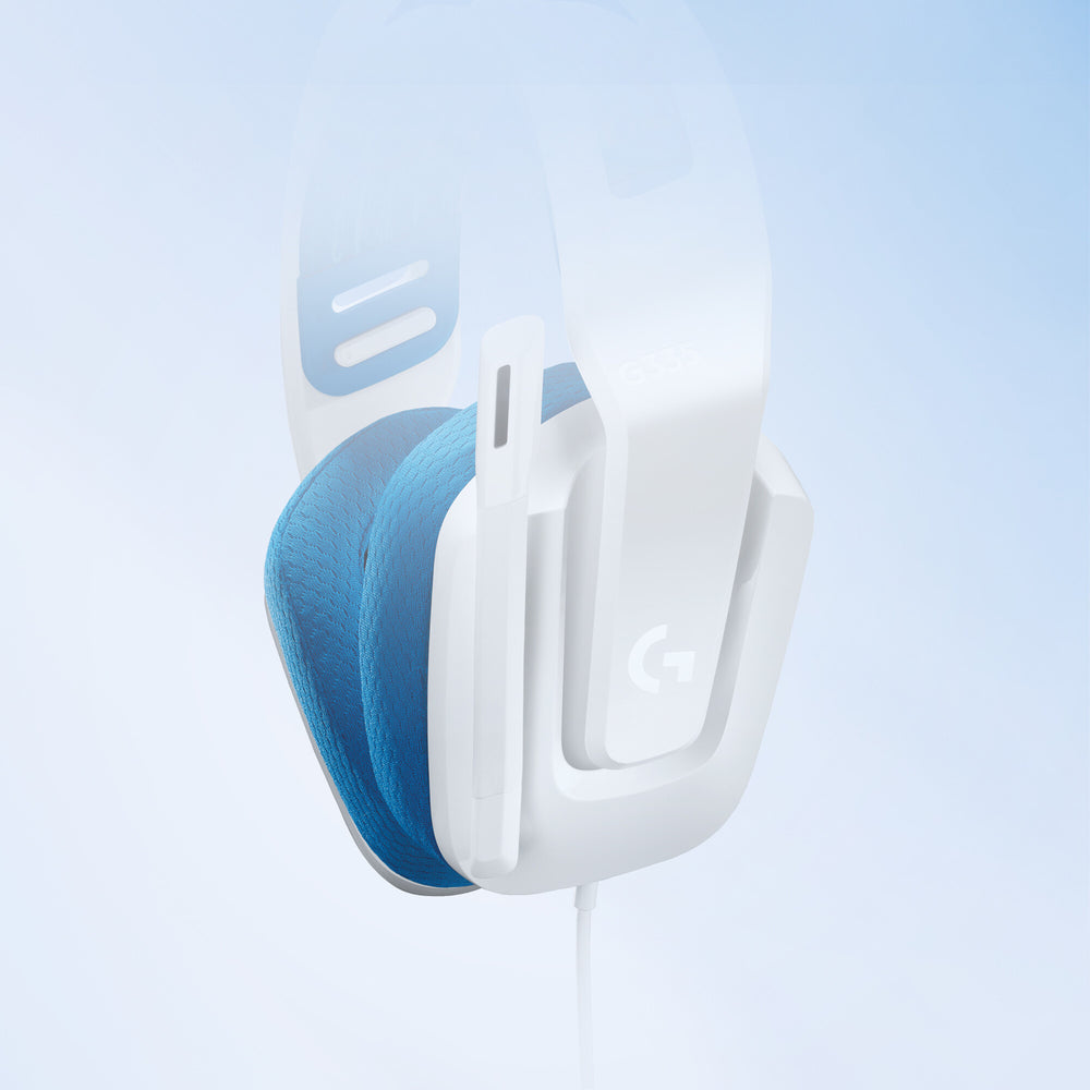 Logitech G G335 Headset Kabel Huvudband Spela Vit