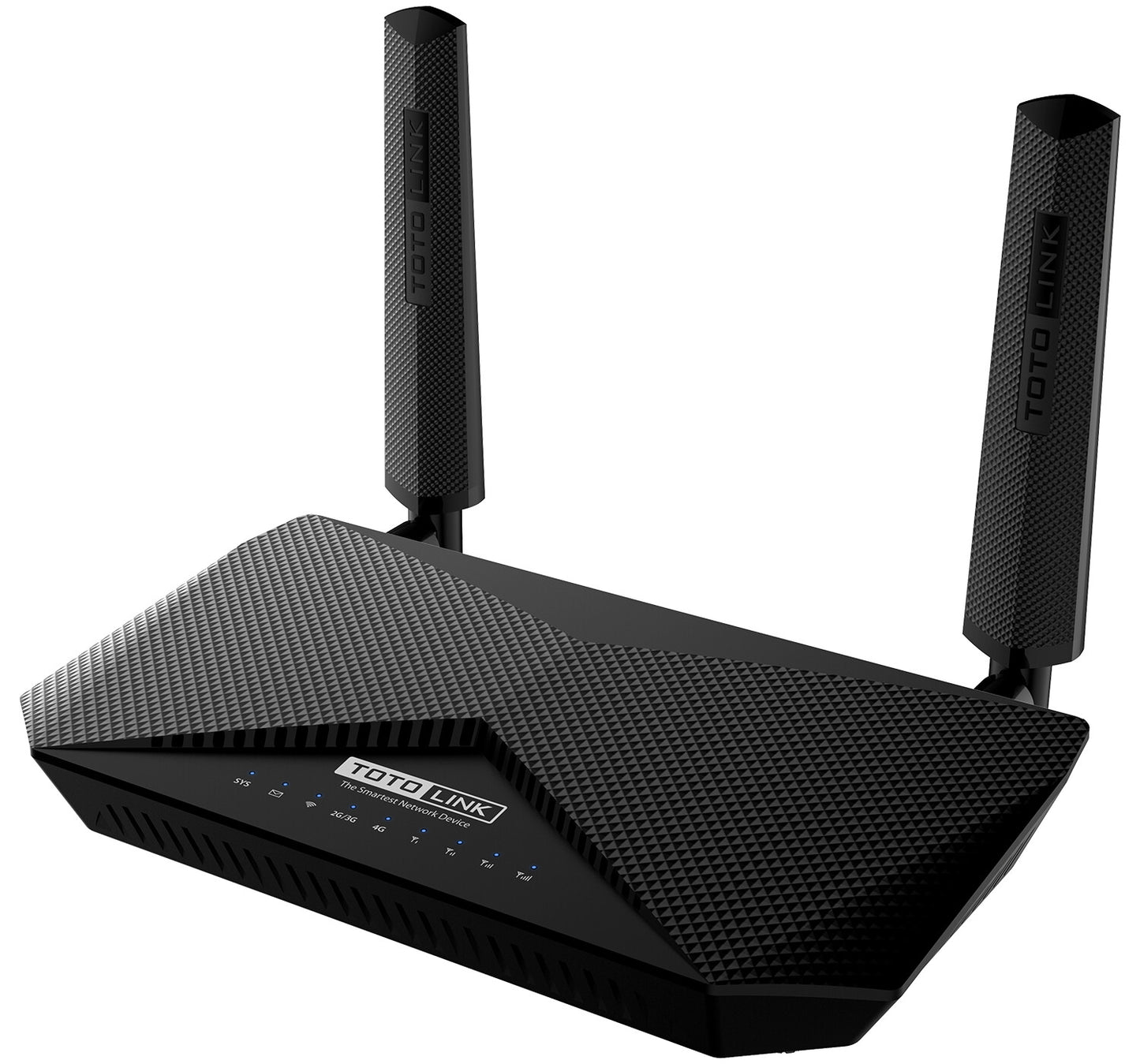 TOTOLINK LR1200 Router WiFi AC1200 Dual Band trådlös router Snabb Ethernet Dual-band (2,4 GHz / 5 GHz) 4G Svart