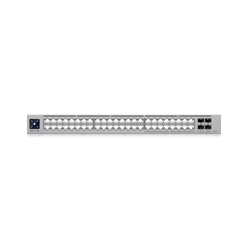 Ubiquiti USW-PRO-MAX-48-POE nätverksswitchar L3 2.5G Ethernet (100/1000/2500) Strömförsörjning via Ethernet (PoE) stöd Grå