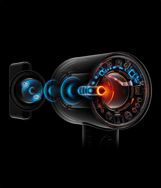 Dyson Supersonic Nural hårfön 1600 W Blå, Orange
