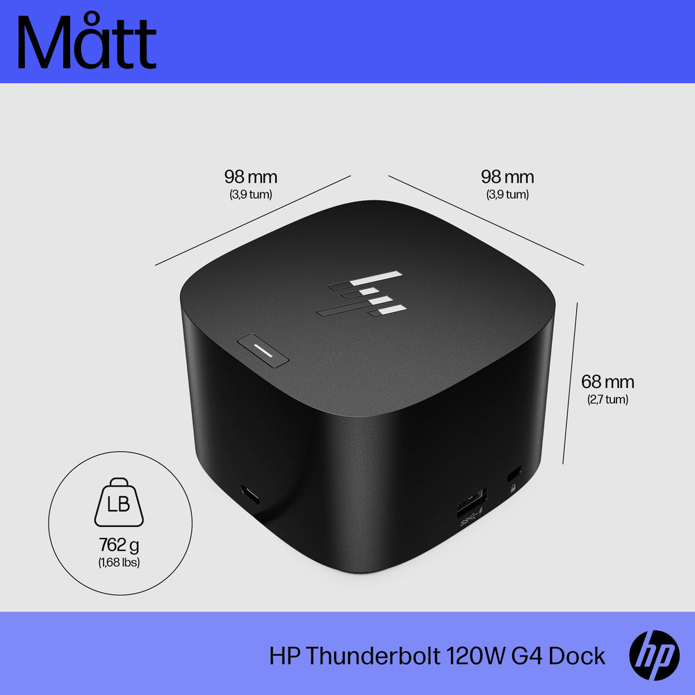 HP Thunderbolt-docka 120 W G4