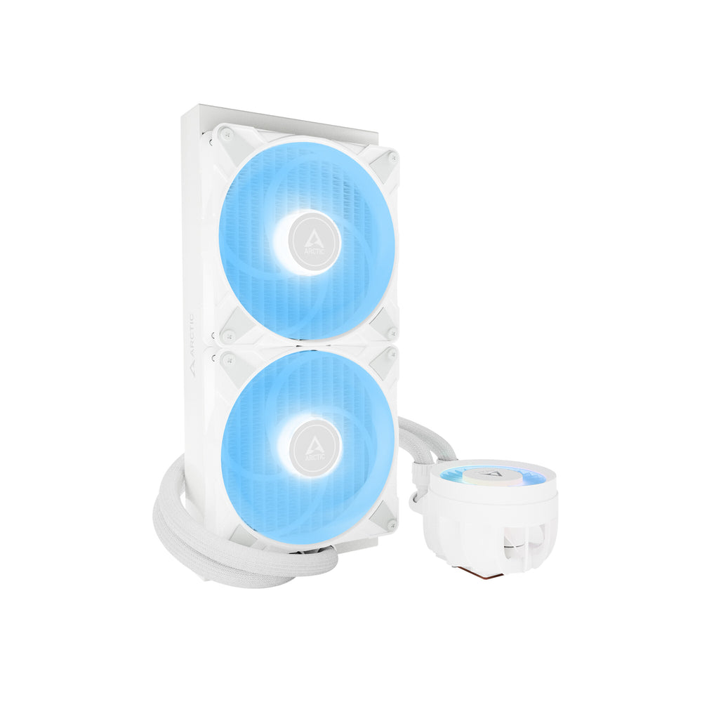 ARCTIC Liquid Freezer III 280 A-RGB Processor Allt-i-ett vätskekylare 14 cm Vit 1 styck