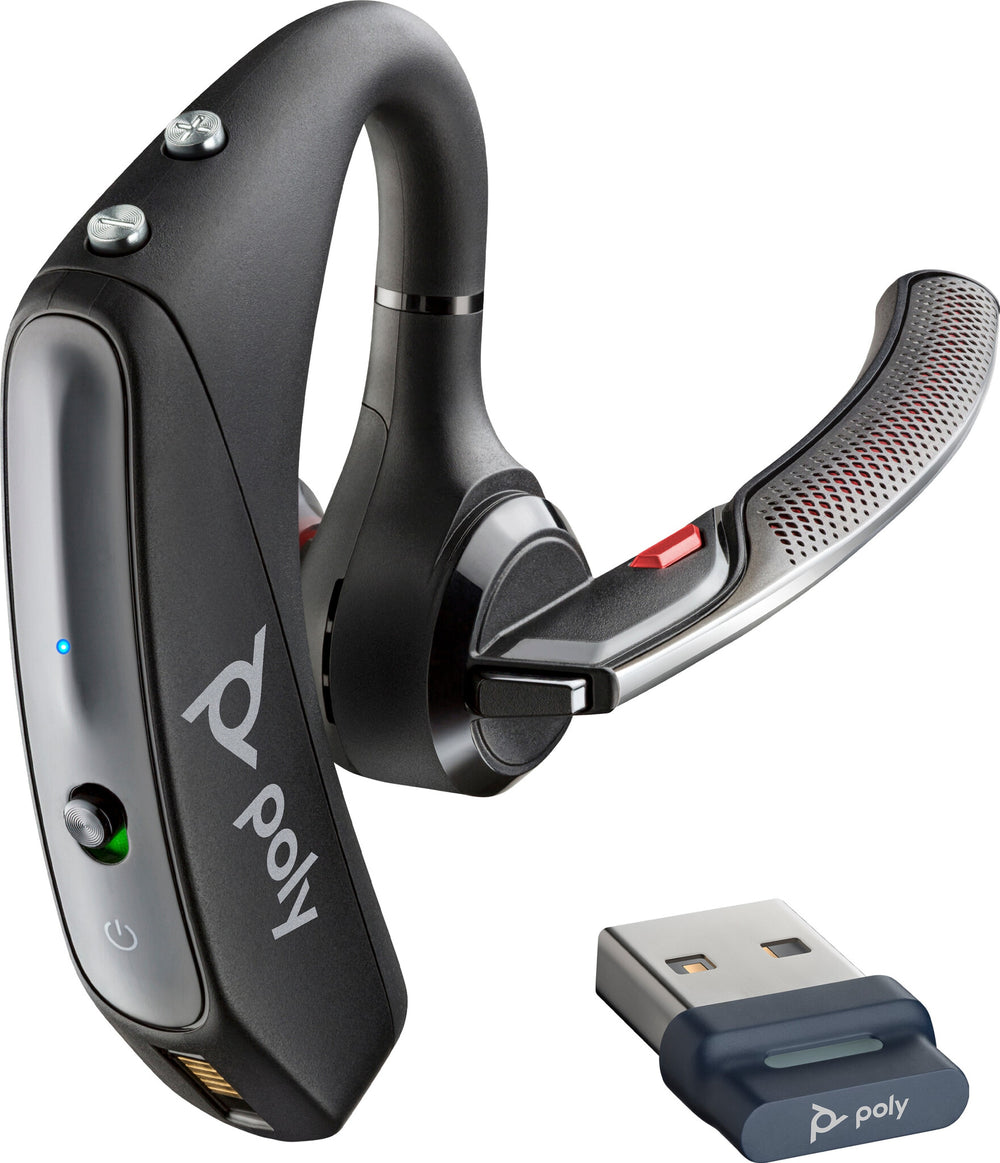 POLY Voyager 5200 USB-A Bluetooth-headset + BT700-dongel