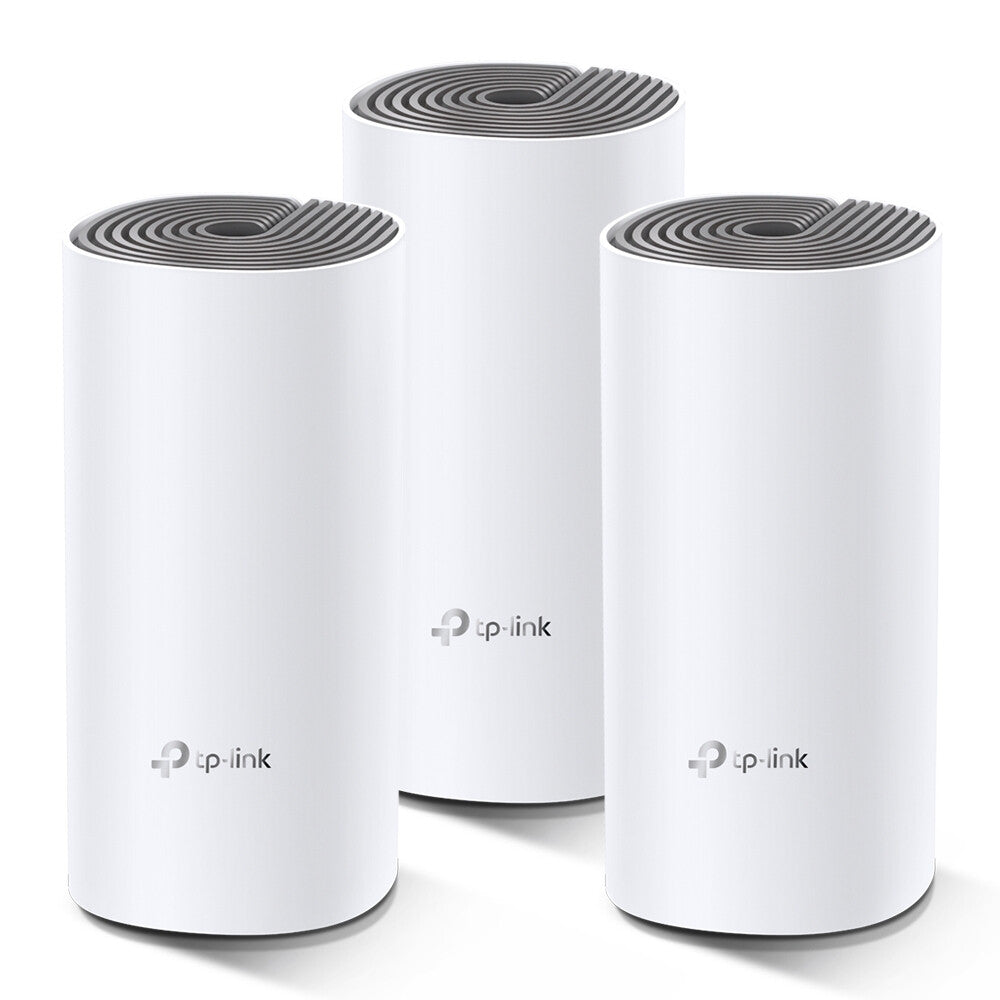 TP-Link Deco E4 (3-pack) Dual-band (2,4 GHz / 5 GHz) Wi-Fi 5 (802.11ac) Vit, Grå 2 Intern