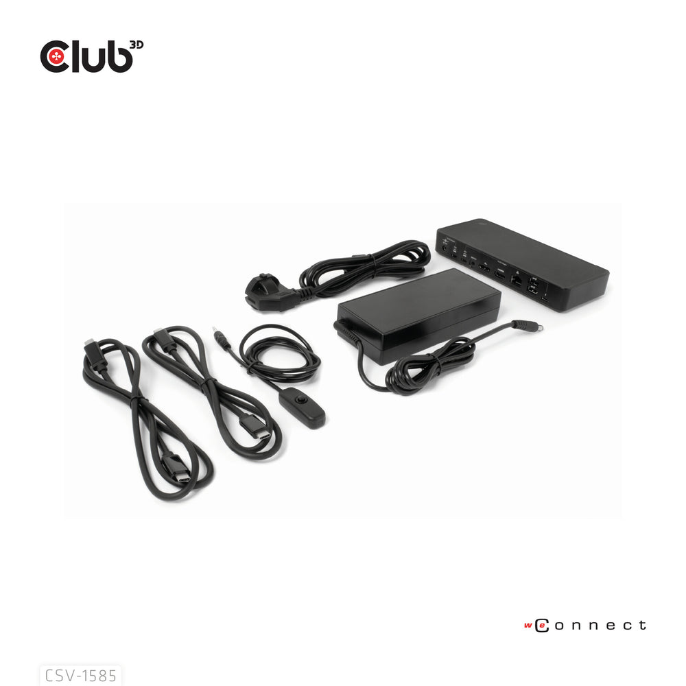 CLUB3D CSV-1585 KVM-switchar Svart