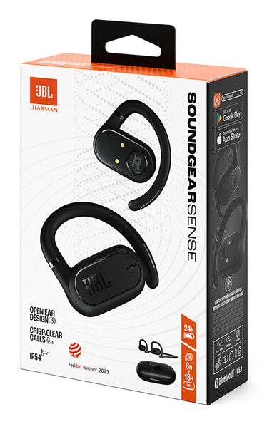 JBL Soundgear Sense Headset True Wireless Stereo (TWS) Öronkrok Samtal/musik USB Type-C Bluetooth Svart