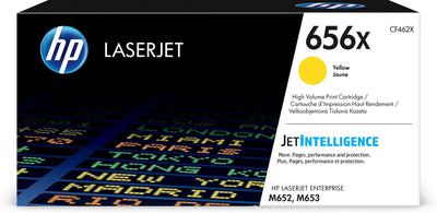 HP 656X gul original LaserJet-tonerkassett med hög kapacitet