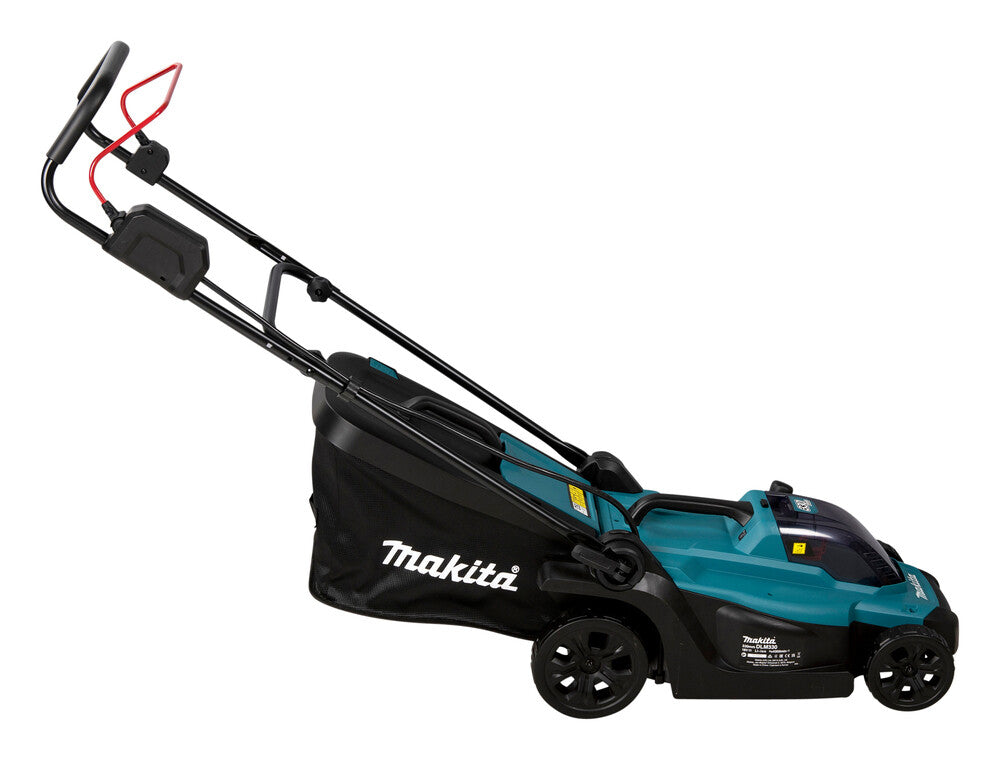 Makita DLM330Z gräsklippare Handgräsklippare Batteri Svart, Turkos