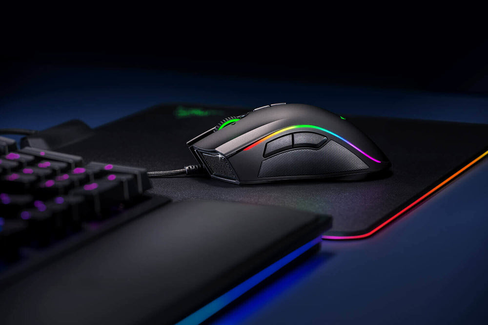 Razer Mamba Elite datormöss Spela högerhand USB Type-A Optisk 16000 DPI