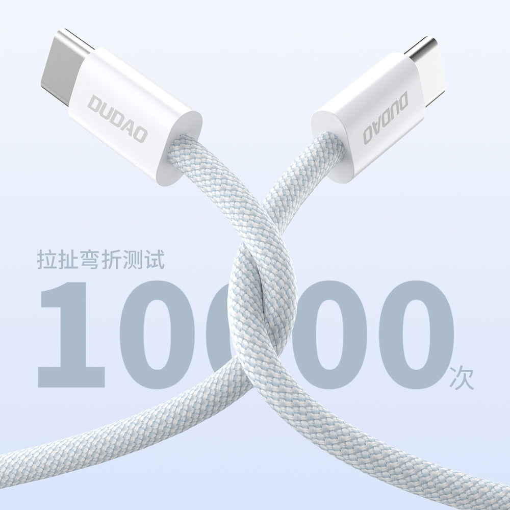 DUDAO L6C USB-C to 60W PD 2m hvid - Digital/Daten USB-kablar USB C Vit