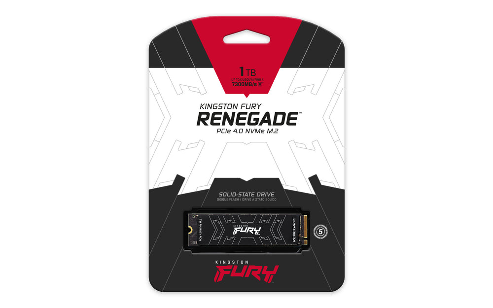 Kingston Technology FURY Renegade 1 TB M.2 PCI Express 4.0 NVMe 3D TLC