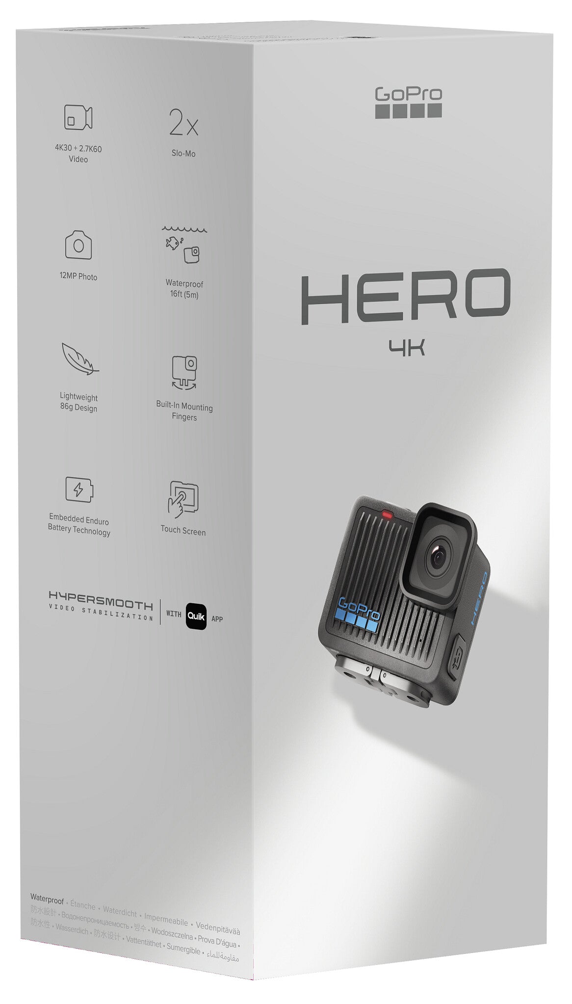 GoPro CHDHF-131-EU sportkameror 12 MP 4K Ultra HD CMOS Wi-Fi 86 g