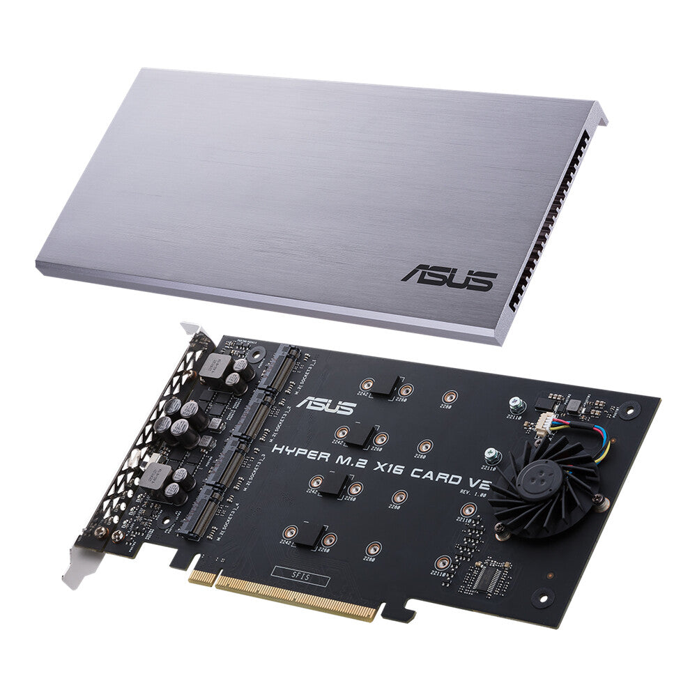 ASUS HYPER M.2 X16 CARD V2 nätverkskort/adapters Intern