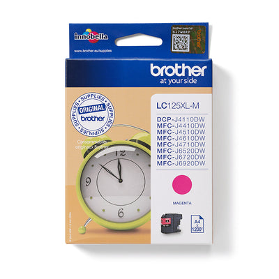Brother LC125XLM bläckpatroner 1 styck Original Magenta