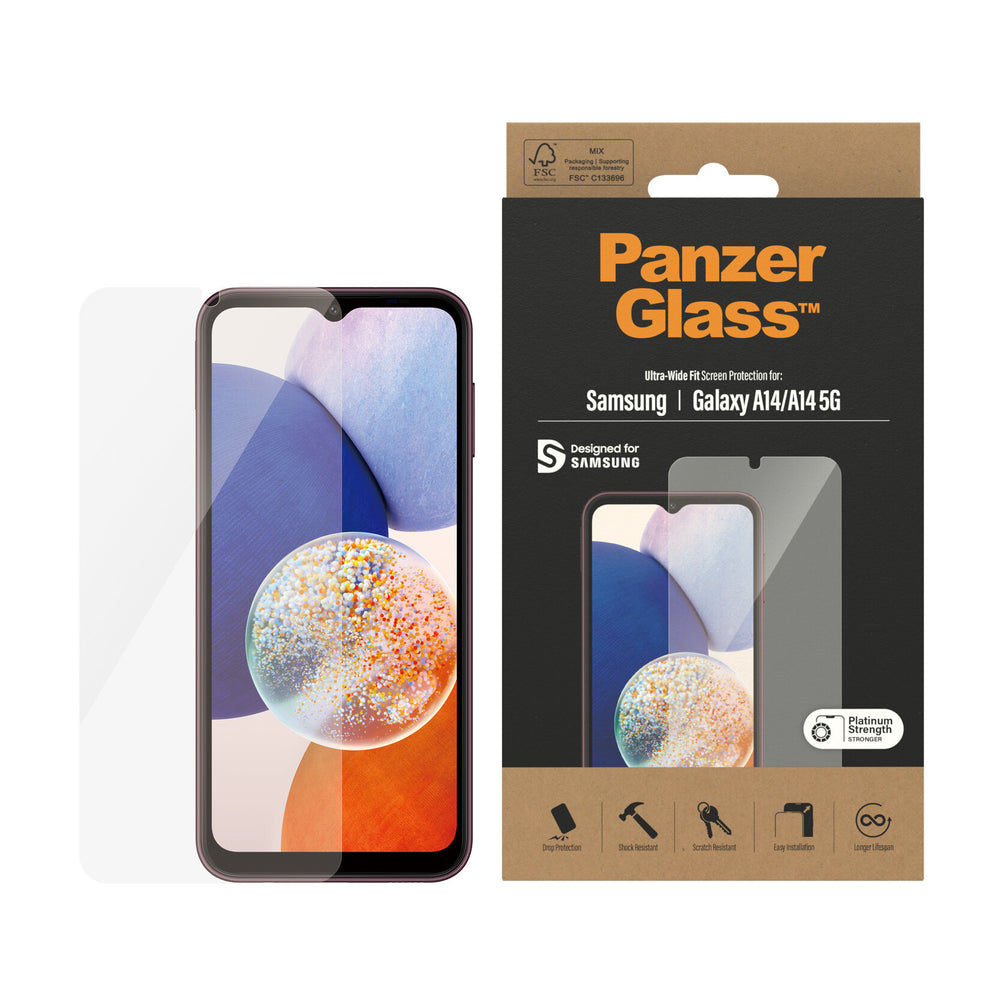 PanzerGlass Samsung Galaxy A 2023 UWF Genomskinligt skärmskydd 1 styck