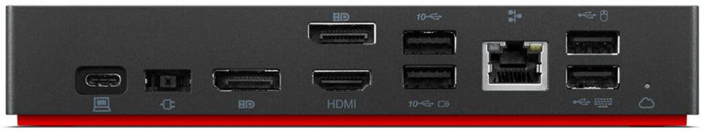 Lenovo ThinkPad Universal USB-C Smart Dock Kabel USB 3.2 Gen 2 (3.1 Gen 2) Type-C Svart