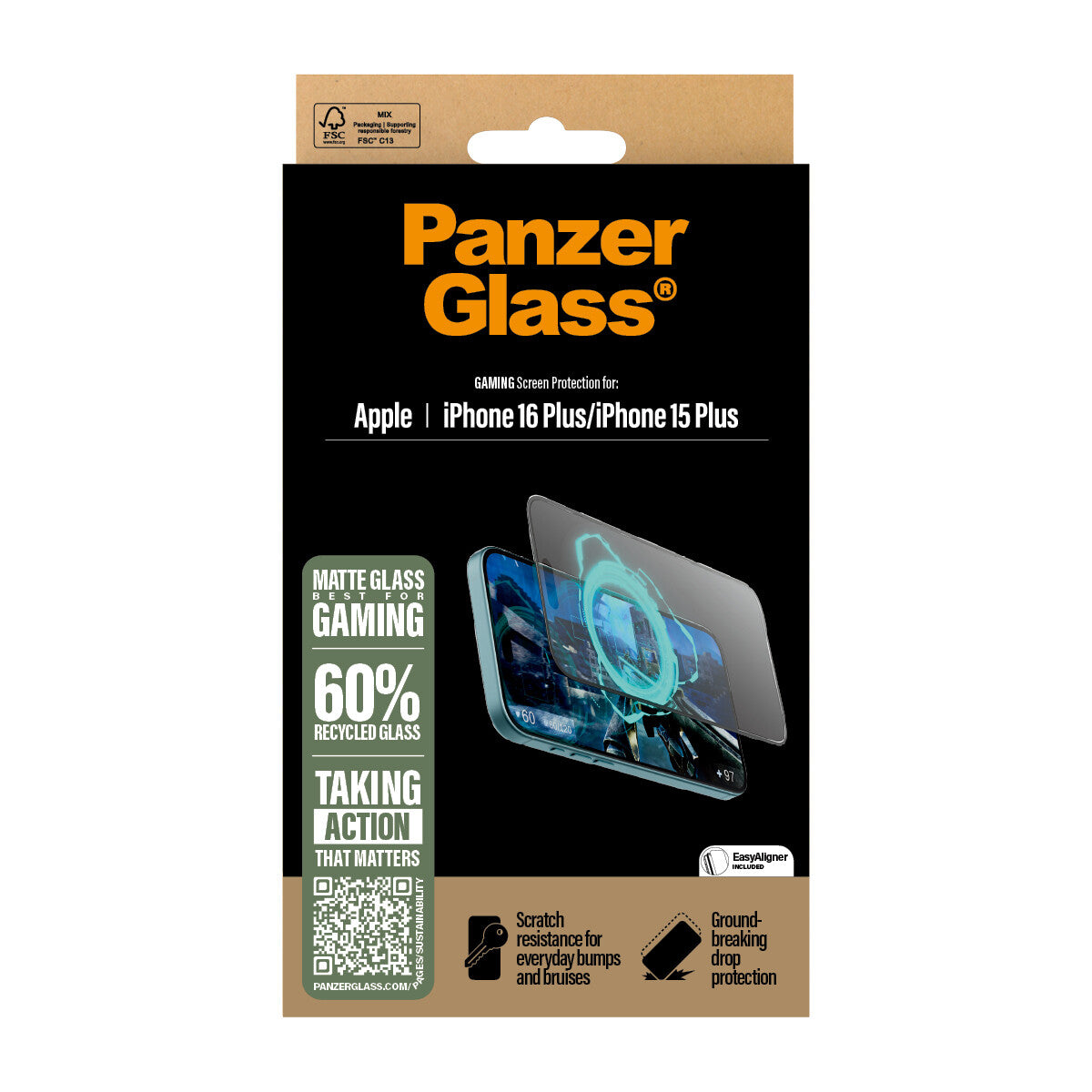PanzerGlass PG Gaming Scrn iPhone 16 6.7Inch UWF