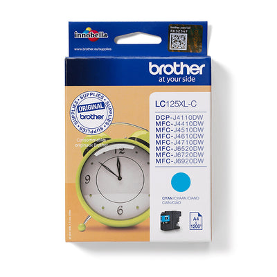 Brother LC-125XLC bläckpatroner 1 styck Original Cyan