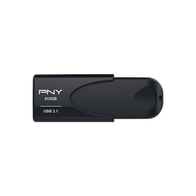 PNY Attache 4 USB-sticka 512 GB USB Type-A 3.2 Gen 1 (3.1 Gen 1) Svart