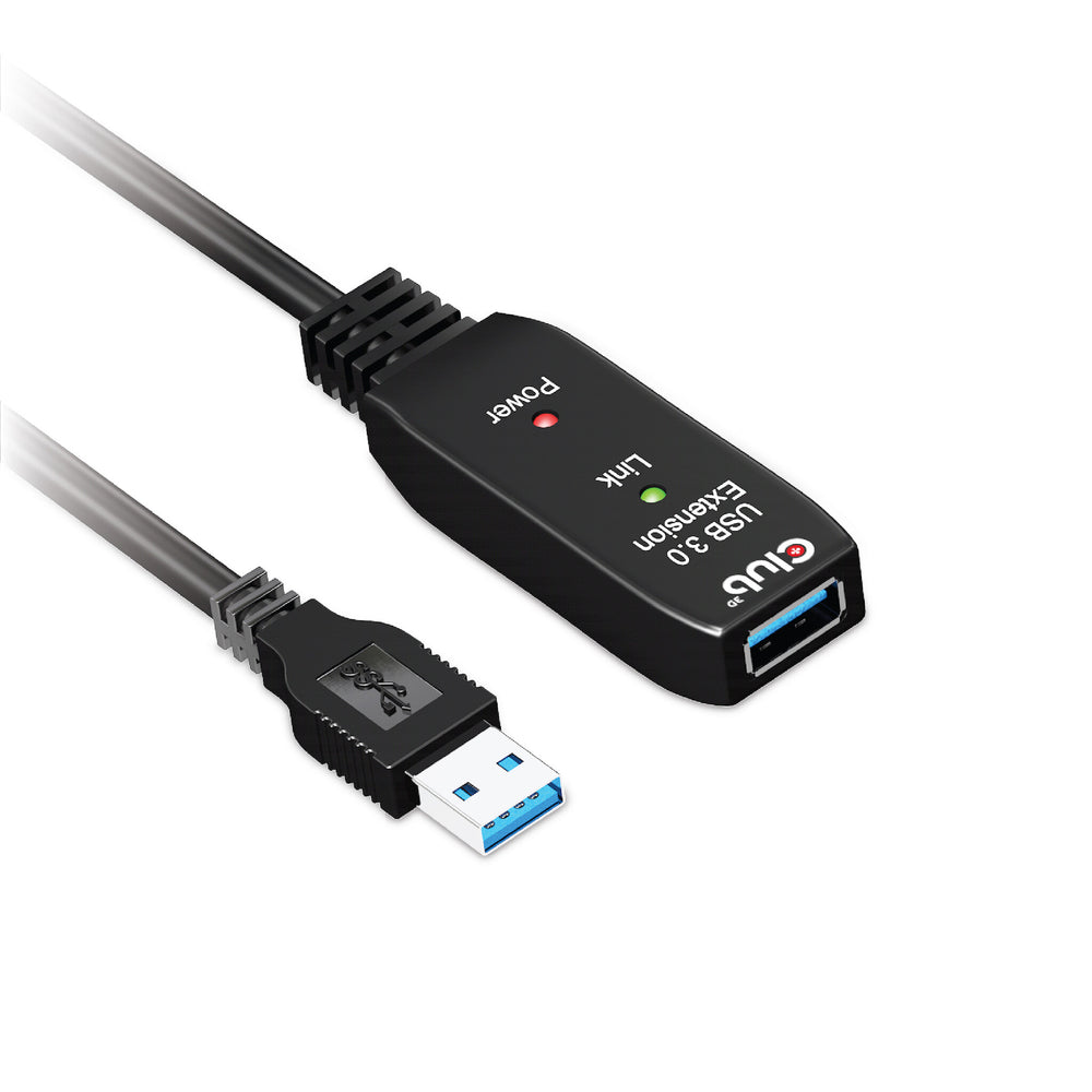 CLUB3D CAC-1404 USB-kablar 5 m USB 3.2 Gen 1 (3.1 Gen 1) USB A Svart