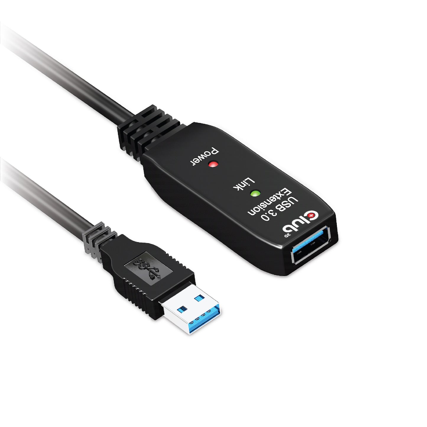 CLUB3D CAC-1404 USB-kablar 5 m USB 3.2 Gen 1 (3.1 Gen 1) USB A Svart