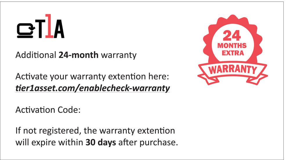 T1A UPGRADE TO 2 YEAR EXTRA WARRANTY